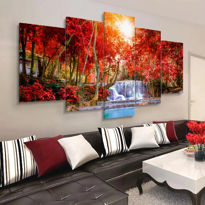 Canvas Painting Wall Art HD Prints 5 Pieces Forest Cityscape Landscape Home Decor Modular Room Background Pictures Modern Poster
Canvas Painting Wall Art HD Prints 5 Pieces Forest Cityscape Landscape Home Decor Modular Room Background Pictures Modern Poster