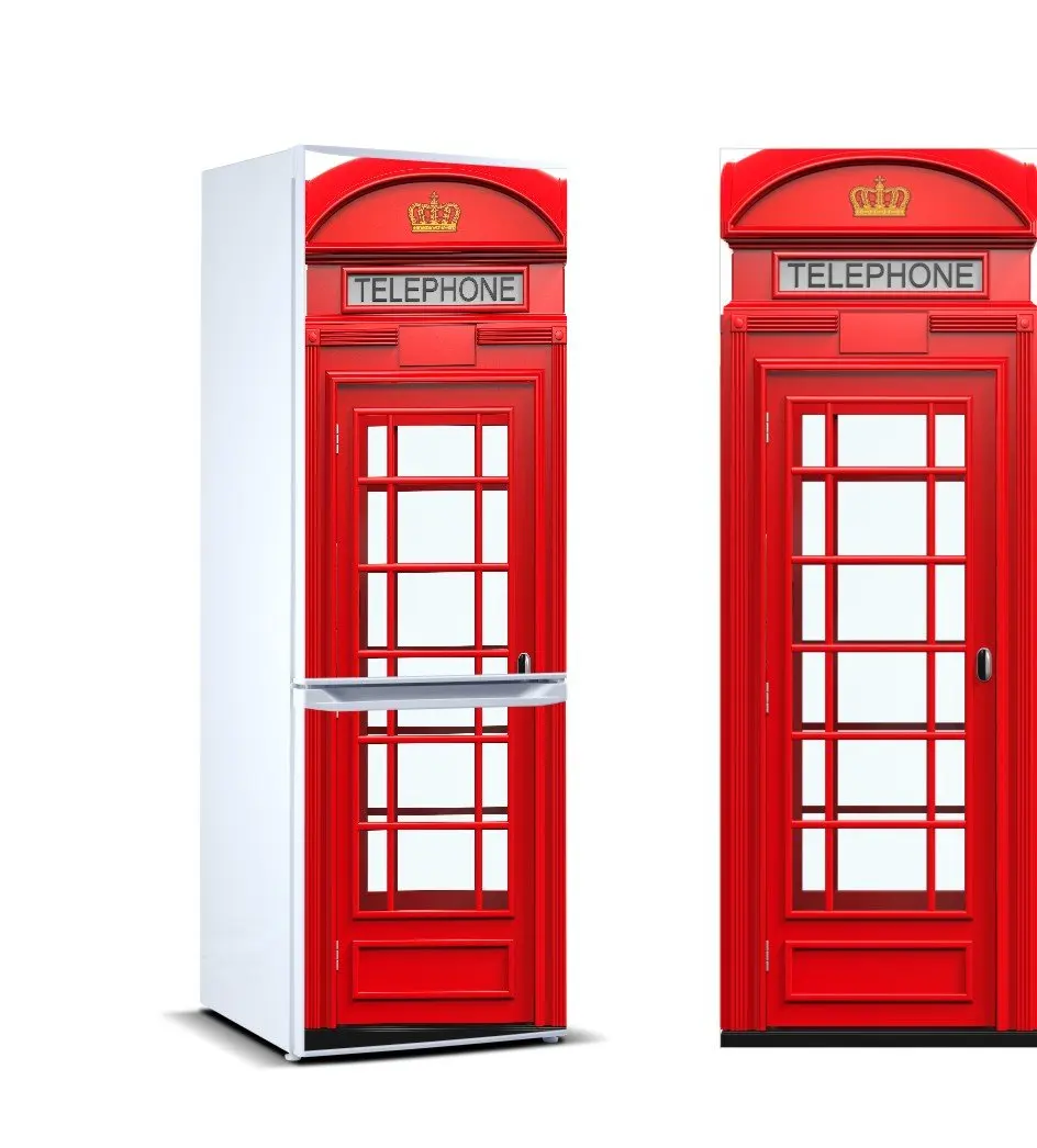 3D Fridge Sticker UK Telephone Booth Refrigerator Dishwasher Door Cover Kitchen Home Decoration Accessories Modern Wall Stickers
3D Fridge Sticker UK Telephone Booth Refrigerator Dishwasher Door Cover Kitchen Home Decoration Accessories Modern Wall Stickers
