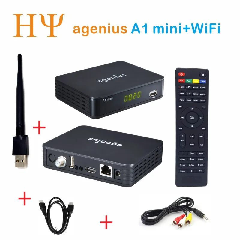 Original agenius A1 mini Satellite Receiver Full 1080P +1PC USB WiFi DVB-S2 HD Support Ccam Newcamd Biss key set top box
Original agenius A1 mini Satellite Receiver Full 1080P +1PC USB WiFi DVB-S2 HD Support Ccam Newcamd Biss key set top box