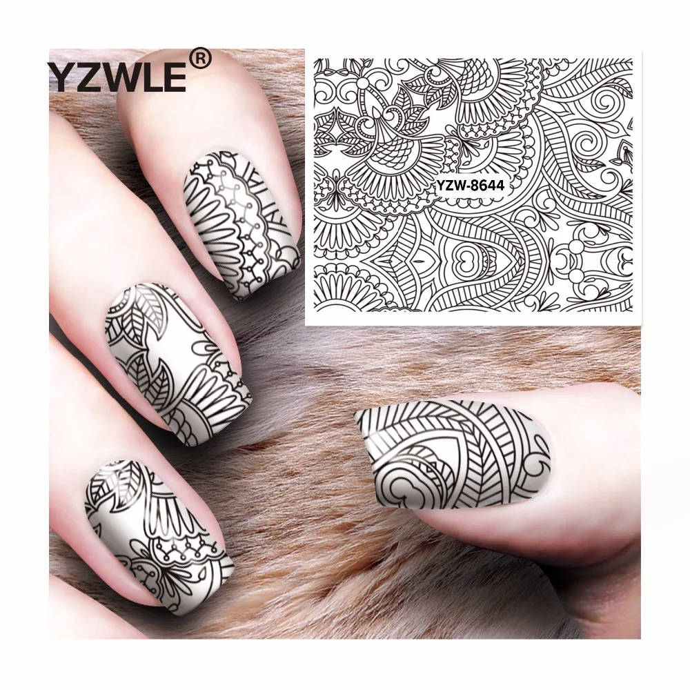 YZWLE 1 Sheet DIY Decals Nails Art Water Transfer Printing Stickers Accessories For Manicure Salon YZW-8644
YZWLE 1 Sheet DIY Decals Nails Art Water Transfer Printing Stickers Accessories For Manicure Salon YZW-8644