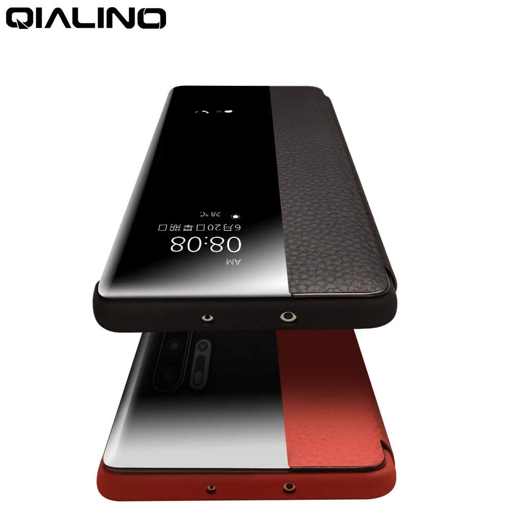 QIALINO Luxury Genuine Leather Phone Case for Huawei P30/P40 Pro Ultra Slim Smart View Wake Sleep Up Cover for Huawei Mate30 Pro
QIALINO Luxury Genuine Leather Phone Case for Huawei P30/P40 Pro Ultra Slim Smart View Wake Sleep Up Cover for Huawei Mate30 Pro