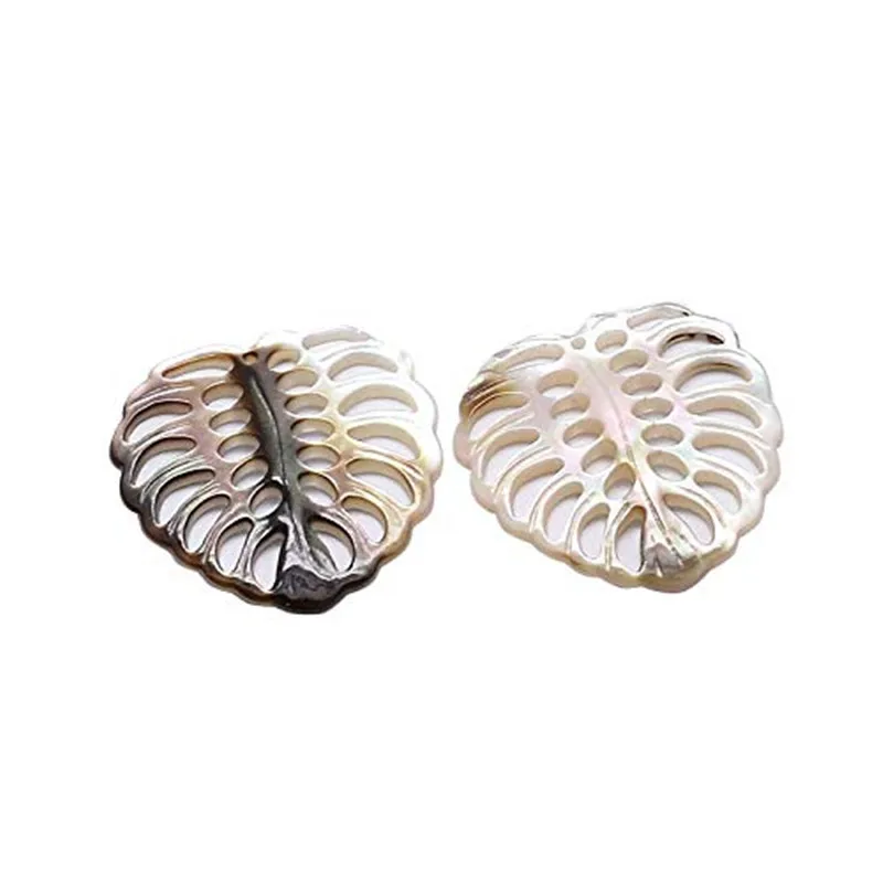 5pcs Leaf Black Lip Shell Pendants Seashell Charms for Jewelry Making and Crafting, 30x29x2.5mm, Hole: 1mm F80
5pcs Leaf Black Lip Shell Pendants Seashell Charms for Jewelry Making and Crafting, 30x29x2.5mm, Hole: 1mm F80