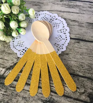 Free Shipping 36pcs Gold Glitter Wooden Spoon Gold Glitter Silverware Glitter Party Wood Utensils for Birthday Wedding Party
Free Shipping 36pcs Gold Glitter Wooden Spoon Gold Glitter Silverware Glitter Party Wood Utensils for Birthday Wedding Party