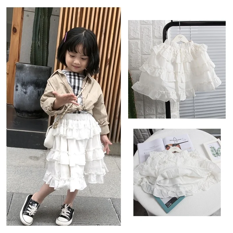 summer toddler girls skirts kids mid-calf tulle skirt baby girl elegant lace ruffle white petticoat casual children clothes
summer toddler girls skirts kids mid-calf tulle skirt baby girl elegant lace ruffle white petticoat casual children clothes