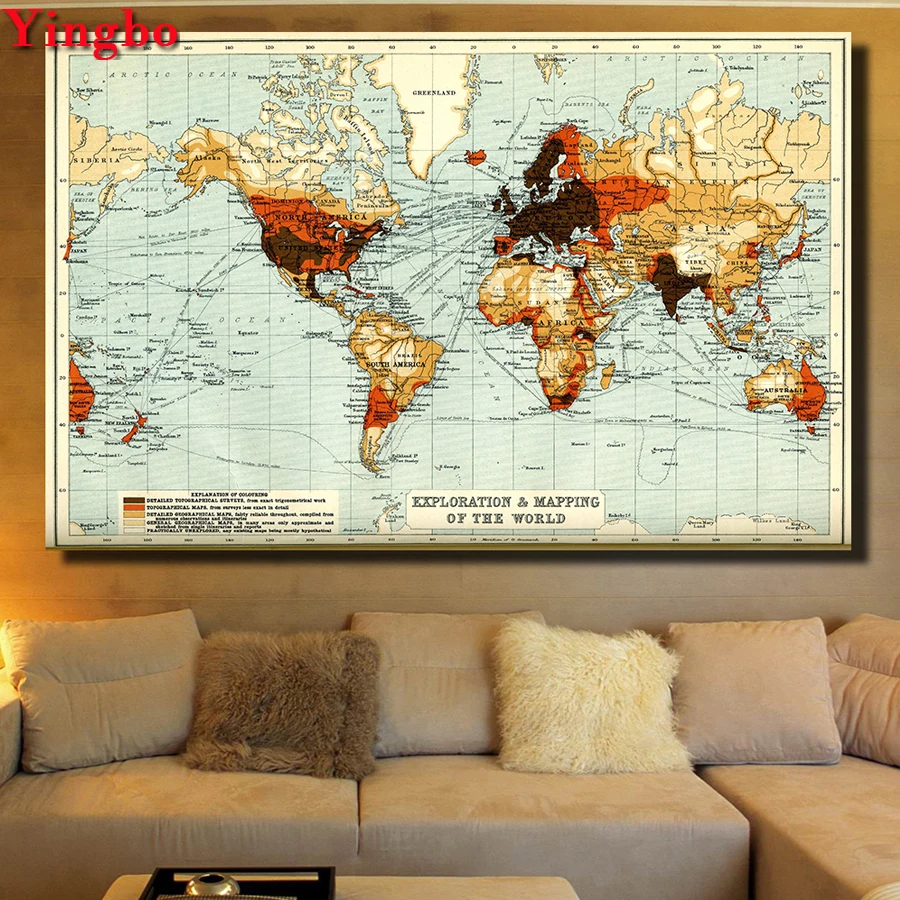 3D DIY Diamond Embroidery World Map Picture of Rhinestones Diamond Painting Cross Stitch Needlework Gift Wall Sticker Decor
3D DIY Diamond Embroidery World Map Picture of Rhinestones Diamond Painting Cross Stitch Needlework Gift Wall Sticker Decor