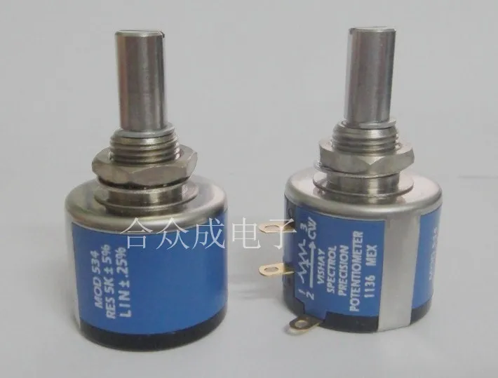 MOD534 10 laps imported multi-turn potentiometer Genuine 2-watt precision potentiometer switch
MOD534 10 laps imported multi-turn potentiometer Genuine 2-watt precision potentiometer switch