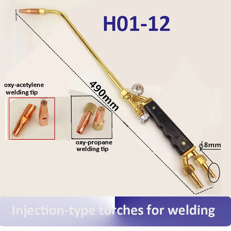 49cm oxy-acetylene oxy-propane welding torch oxygen gas Injection-type welding gun with 1pcs welding nozzle H01-12
49cm oxy-acetylene oxy-propane welding torch oxygen gas Injection-type welding gun with 1pcs welding nozzle H01-12