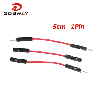 3DSWAY 100pcs/lot Breadboard DuPont Cables 1pin 5cm Jumper Wires Cables M-M M-F Female to Female for DIY Electronic Starter Kits
3DSWAY 100pcs/lot Breadboard DuPont Cables 1pin 5cm Jumper Wires Cables M-M M-F Female to Female for DIY Electronic Starter Kits