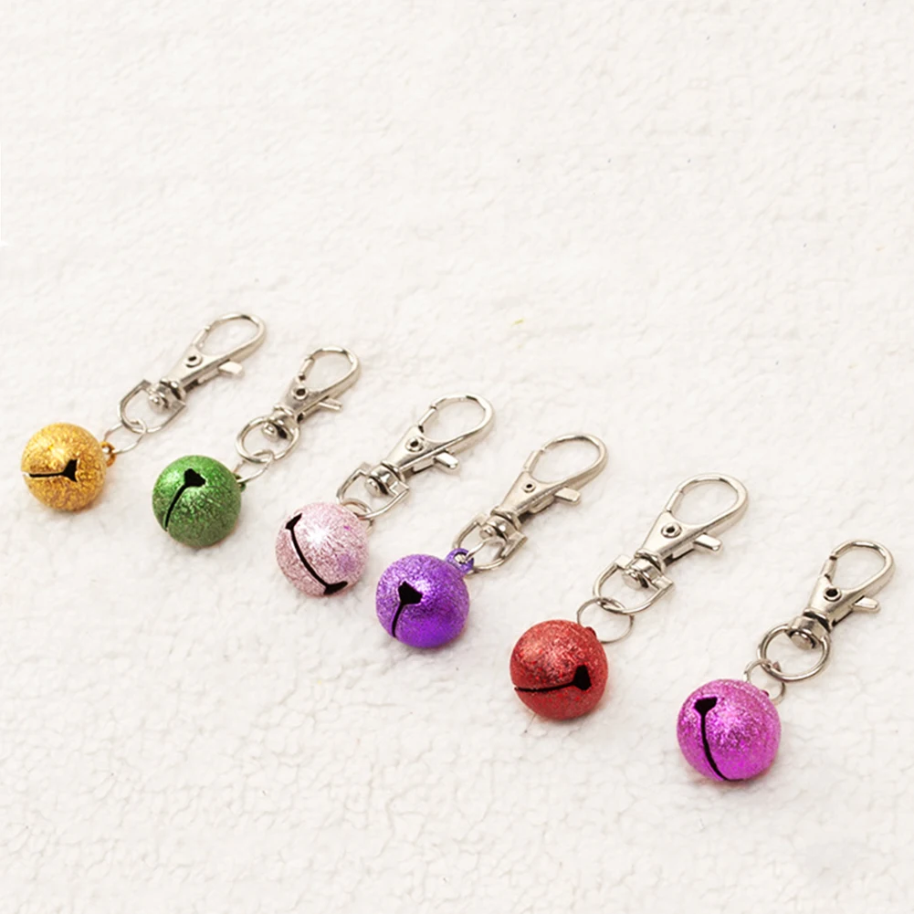 Pet Dog Bell Animal Pet accessories colorful small bell with key ring Random color
Pet Dog Bell Animal Pet accessories colorful small bell with key ring Random color