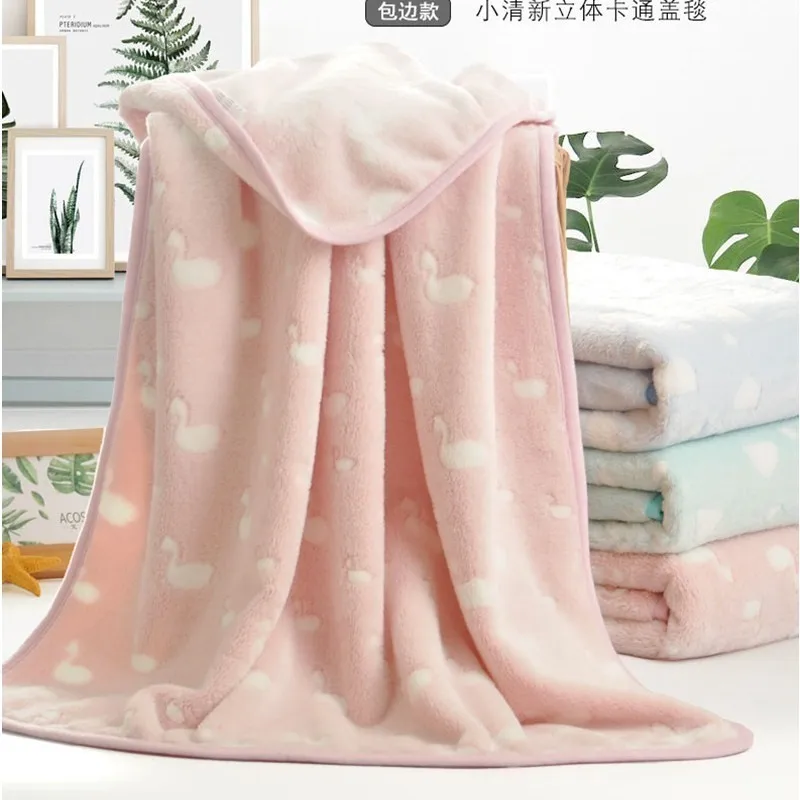 

Summer Towel Quilt Blanket Solo Thin Coral Flannelette Blanket Sheet Office Siesta Carpet Small Blankets Air Conditioner Carpet