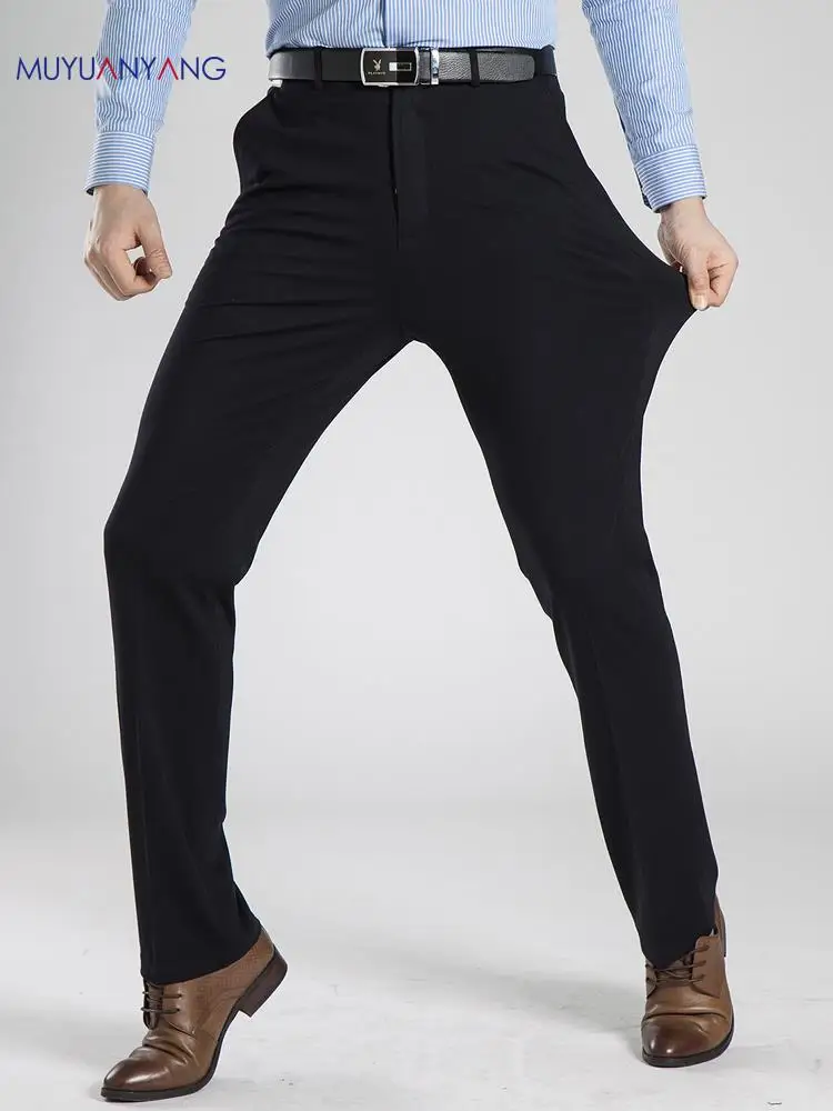 Mu Yuan Yang New Men Straight Trousers 2019 Summer Men's Suit Pants Big Size Dress Pants High Quality Classic Long Suit Pants
Mu Yuan Yang New Men Straight Trousers 2019 Summer Men's Suit Pants Big Size Dress Pants High Quality Classic Long Suit Pants