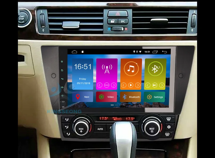 Sale 9" Android 9.0 Autoradio DAB+ Car Stereo Radio OBD DVT-IN for BMW 3 Series E90 E91 E92 E93 GPS Sat Nav 4G+WIFI Bluetooth 2