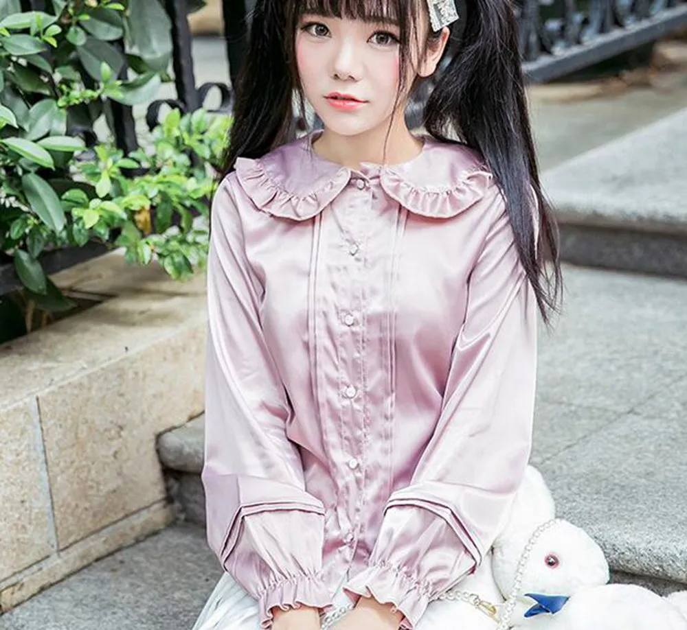 Sweet Girls Lolita Peter Pant Ruffle Collar Long Sleeve Blouse Accordion Shirt Tops
Sweet Girls Lolita Peter Pant Ruffle Collar Long Sleeve Blouse Accordion Shirt Tops