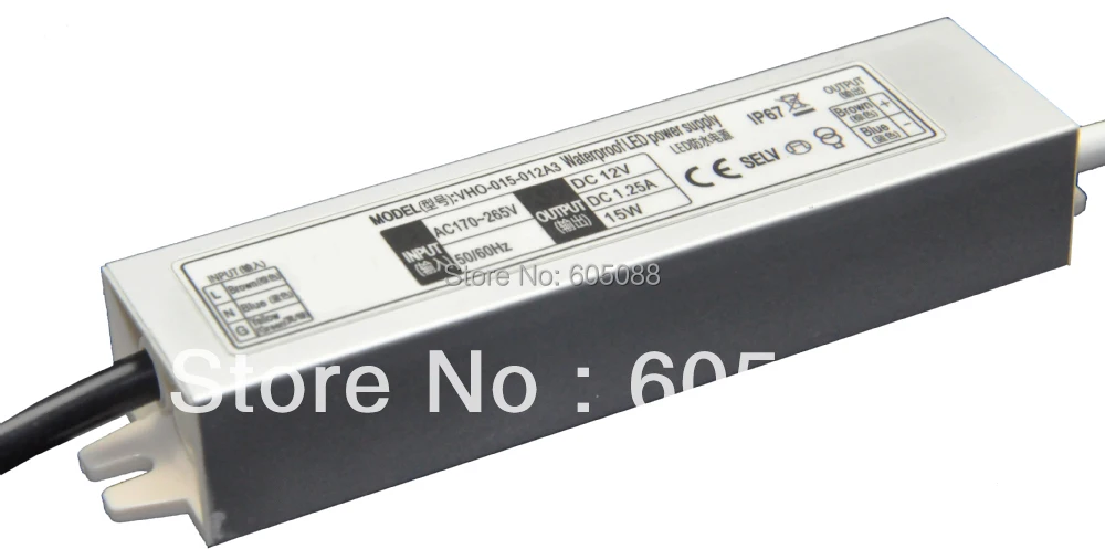 IP67 waterproof linear ac to dc power supply, input ac85-265v,output dc12v 20watt, 10pcs/lot promotion,DHL free shipping!
IP67 waterproof linear ac to dc power supply, input ac85-265v,output dc12v 20watt, 10pcs/lot promotion,DHL free shipping!