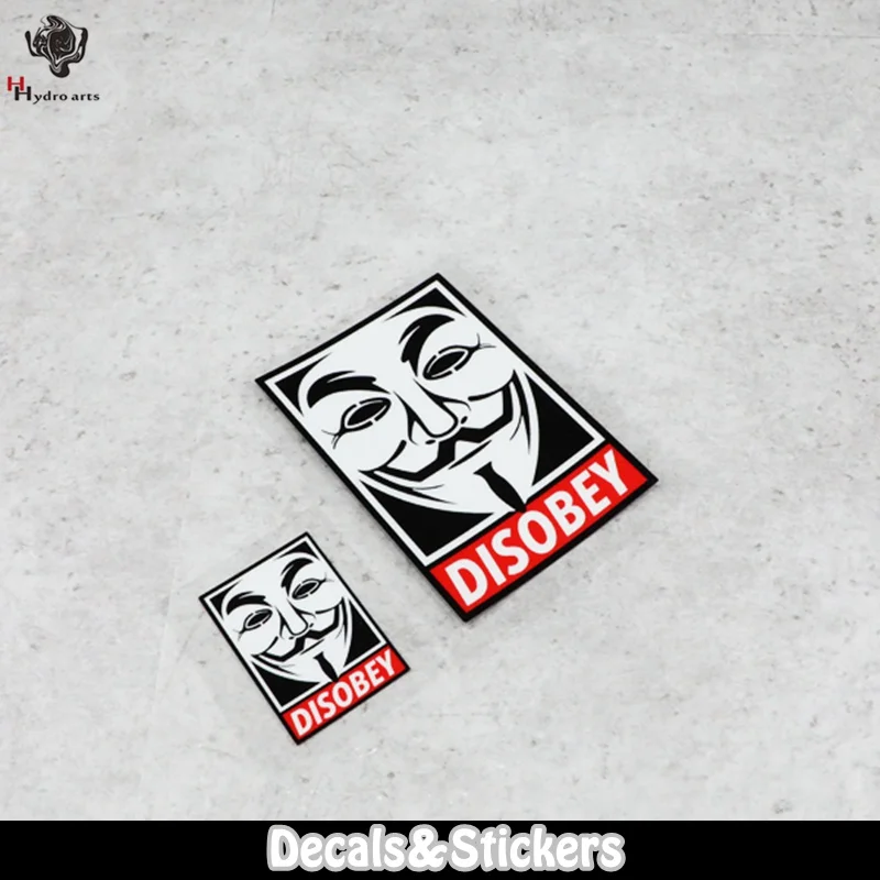 NO.LN041 Disobey V Mask 3M Material Reflective Stickers MOTO GP Car Sticker Decals Racing Stickers Motorcycle
NO.LN041 Disobey V Mask 3M Material Reflective Stickers MOTO GP Car Sticker Decals Racing Stickers Motorcycle