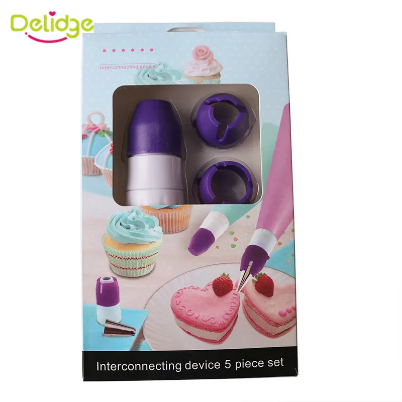Delidge 1Set Icing Piping Nozzle Converter Medium Small Size Cream Coupler Cake Decorating Tools Fondant Cake Nozzle Connector
Delidge 1Set Icing Piping Nozzle Converter Medium Small Size Cream Coupler Cake Decorating Tools Fondant Cake Nozzle Connector