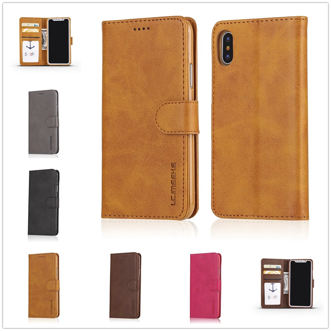 Cover for IPhone Xs Max Cases XR Funda Fundas X Shell Flip Leather Wallet for IPhone 8 7 6s Plus 6 Kickstand Coque Top Quality
Cover for IPhone Xs Max Cases XR Funda Fundas X Shell Flip Leather Wallet for IPhone 8 7 6s Plus 6 Kickstand Coque Top Quality