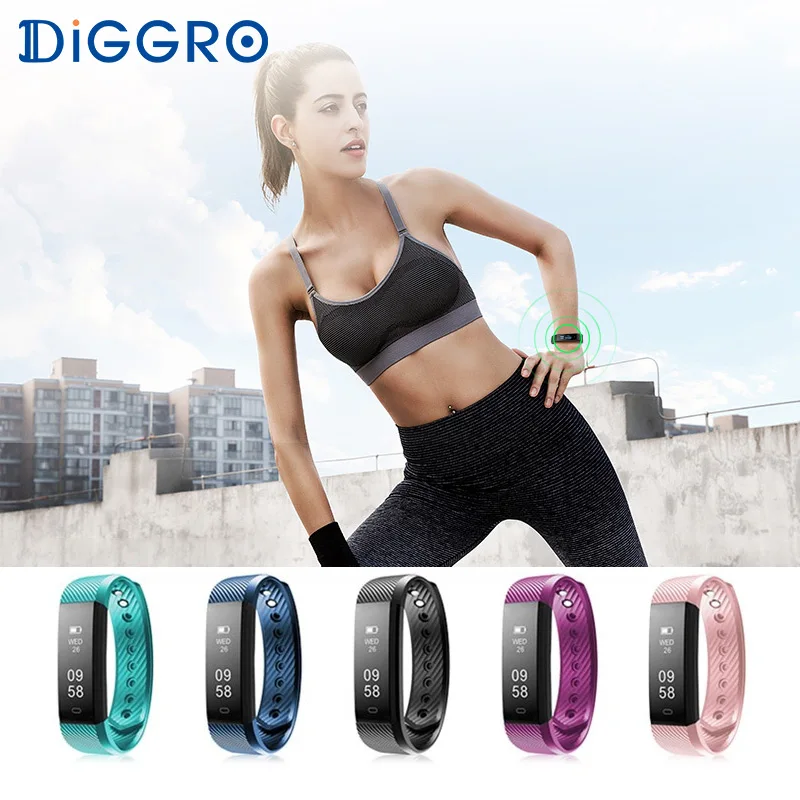 Diggro ID115 HR Wristband Heart Rate Monitor Fitness Bracelet Sport Tracker Waterproof Bluetooth Smart band for iphone Android
Diggro ID115 HR Wristband Heart Rate Monitor Fitness Bracelet Sport Tracker Waterproof Bluetooth Smart band for iphone Android