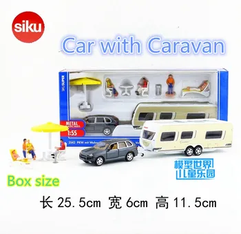 SIKU 2542/1:55 Scale/DieCast Metal Model/Super Car with Caravan Car/German Toy for children's gift/Educational Collection
SIKU 2542/1:55 Scale/DieCast Metal Model/Super Car with Caravan Car/German Toy for children's gift/Educational Collection