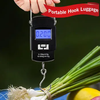 Scale Hook Fish Weight Mini Hanging Scale Pocket Portable 50Kg/10g LCD Digital Hanging Luggage Weighting Fishing Hook Scale
Scale Hook Fish Weight Mini Hanging Scale Pocket Portable 50Kg/10g LCD Digital Hanging Luggage Weighting Fishing Hook Scale