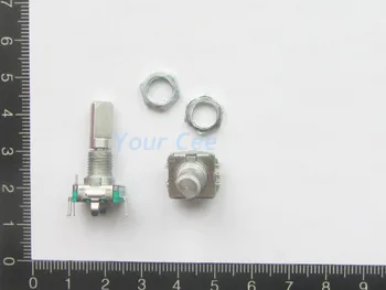 5 pcs Rotary Encoder Switch EC11 Audio Digital Potentiometer with Handle Length 20 mm
5 pcs Rotary Encoder Switch EC11 Audio Digital Potentiometer with Handle Length 20 mm