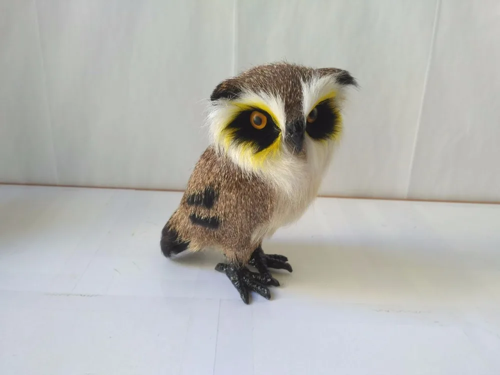simulation brown owl model 11x10x17cm polyethylene& furs handicraft home decoration toy gift a1707
simulation brown owl model 11x10x17cm polyethylene& furs handicraft home decoration toy gift a1707