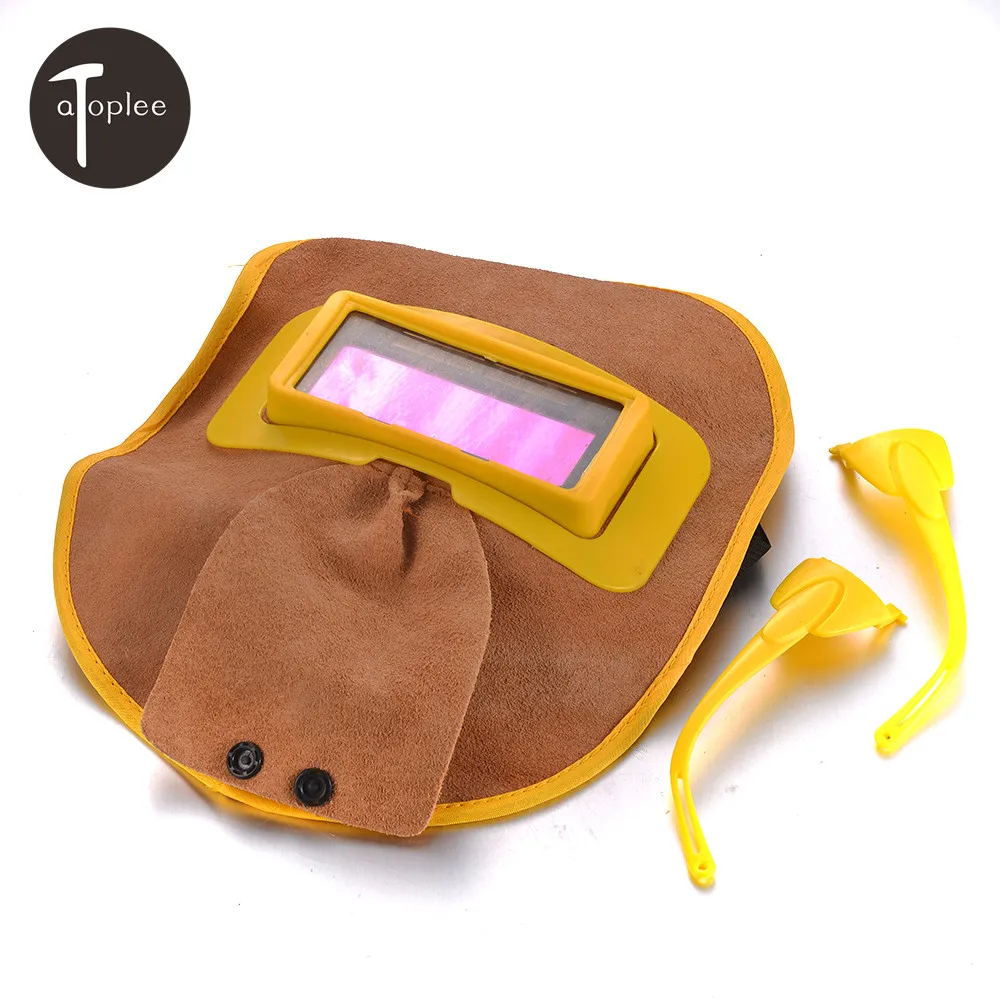 1 PCS Darken Shade Auto Darkening Welding Mask Helmet Welding Helmets Mask Eyes Leather Mask/Welder Goggles
1 PCS Darken Shade Auto Darkening Welding Mask Helmet Welding Helmets Mask Eyes Leather Mask/Welder Goggles