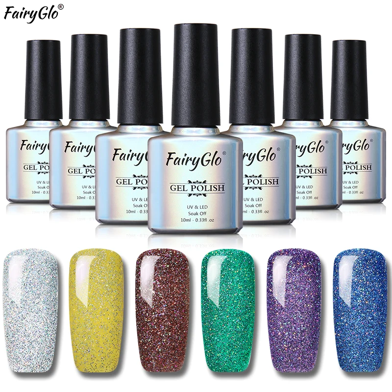 FairyGlo 10ml Neno Color Nail Polish Bling Glitter Gelpolish Semi Permanent Polish Hybrid Varnish Lucky Lacquer Paint Gellak ink
FairyGlo 10ml Neno Color Nail Polish Bling Glitter Gelpolish Semi Permanent Polish Hybrid Varnish Lucky Lacquer Paint Gellak ink