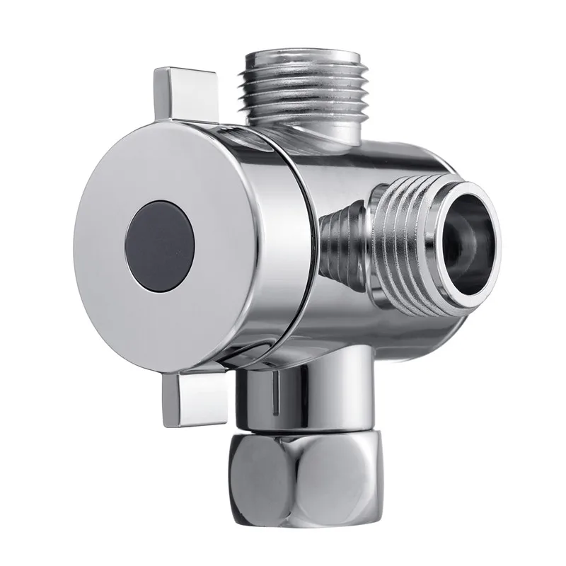 3 Way Tee Connector Shower Head Diverter Valve Three Head Function Switch Adapter Control Valve G1/2" For Toilet Bidet Shower
3 Way Tee Connector Shower Head Diverter Valve Three Head Function Switch Adapter Control Valve G1/2" For Toilet Bidet Shower