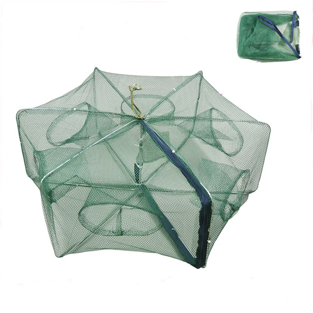 Peche 4-16 Holes Folding Fishing Network Foldable Nylon Automatic Fishing Net Shrimp Cage Crab Fish Trap Cast Net Cast Mesh
Peche 4-16 Holes Folding Fishing Network Foldable Nylon Automatic Fishing Net Shrimp Cage Crab Fish Trap Cast Net Cast Mesh