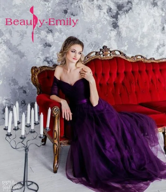 Long Purple Red Gray Cheap Evening Dresses 2019 A-Line Off the Shoulder Half Sleeve Vestido De Noite Custom Made robe de soiree
Long Purple Red Gray Cheap Evening Dresses 2019 A-Line Off the Shoulder Half Sleeve Vestido De Noite Custom Made robe de soiree