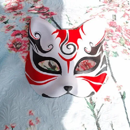 Half Face Japanese Style Hand-Painted Fox Mask Kitsune Beijing Opera Pattern Cosplay Masquerade for Party Halloween
Half Face Japanese Style Hand-Painted Fox Mask Kitsune Beijing Opera Pattern Cosplay Masquerade for Party Halloween