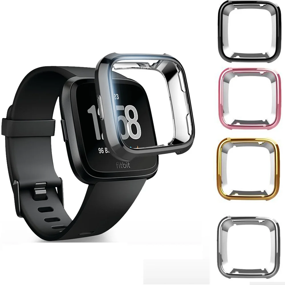 Smart Watch Accessories For Fitbit Versa Case Plating TPU Protection Silicone Case Cover For Fitbit Versa Screen Protector
Smart Watch Accessories For Fitbit Versa Case Plating TPU Protection Silicone Case Cover For Fitbit Versa Screen Protector