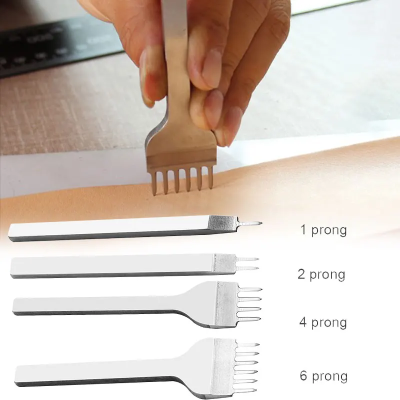 4 Pcs 3/4 Quality Leather Craft Tools Hole Punches Lacing Stitching Tool Hand-stitched High-gradewhite Steel Linger Hiratsuka
4 Pcs 3/4 Quality Leather Craft Tools Hole Punches Lacing Stitching Tool Hand-stitched High-gradewhite Steel Linger Hiratsuka