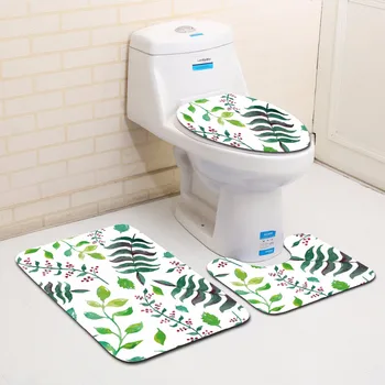 Honlaker 3Pcs Simple Modern Hand Painted Style Bath Mat Sets Anti-Slip Flannel Bathroom Carpet Floral Toilet Rug
Honlaker 3Pcs Simple Modern Hand Painted Style Bath Mat Sets Anti-Slip Flannel Bathroom Carpet Floral Toilet Rug