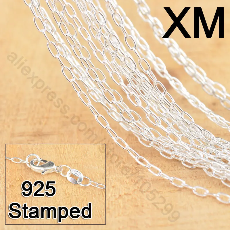 30Pcs Lot 18" 925 Sterling Silver Jewelry Link Necklace Chains With Lobster Clasps For Pendant Factory Price
30Pcs Lot 18" 925 Sterling Silver Jewelry Link Necklace Chains With Lobster Clasps For Pendant Factory Price