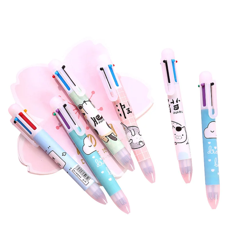 30pcs/lot Cartoon Press Pen Multicolor Ballpoint Pen 6 Colors Random Ballpoint Pens Party Gift School Supply Student Award Gift
30pcs/lot Cartoon Press Pen Multicolor Ballpoint Pen 6 Colors Random Ballpoint Pens Party Gift School Supply Student Award Gift