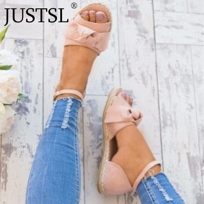 JUSTSL 2018 summer women's Straw Europe buckle sandals feminina breathable thick bottom hemp rope shoes for ladies
JUSTSL 2018 summer women's Straw Europe buckle sandals feminina breathable thick bottom hemp rope shoes for ladies
