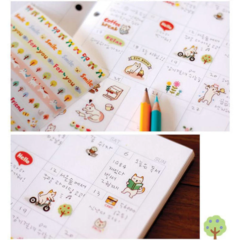 6 Sheet/lot Creative r Paster Kawaii Stationary Cute Cat PVC Sticker for DIY Scrapbooking Diary Phone Sticker
6 Sheet/lot Creative r Paster Kawaii Stationary Cute Cat PVC Sticker for DIY Scrapbooking Diary Phone Sticker