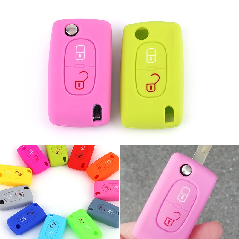 2 Buttons Silicone Car Key Cover Case Shell For Peugeot 308 207 307 807 For Citroen C3 Picasso C-Crosser C4 Dispatch C8
2 Buttons Silicone Car Key Cover Case Shell For Peugeot 308 207 307 807 For Citroen C3 Picasso C-Crosser C4 Dispatch C8