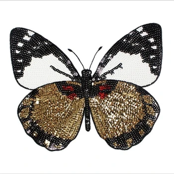 New Butterfly Embroidery lace applique paillette fabric sweater clothes Iron on patch stickers t-shirt diy decoration
New Butterfly Embroidery lace applique paillette fabric sweater clothes Iron on patch stickers t-shirt diy decoration