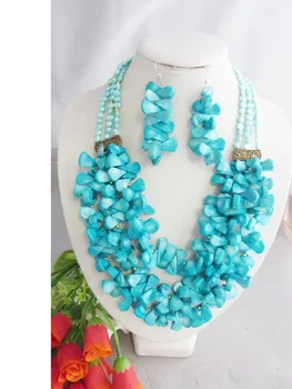 Blue Nigerian Fashion Wedding/Party Jewelry Set 2017 Classic African Costume Coral Beads Jewelry Set Free Shipping
Blue Nigerian Fashion Wedding/Party Jewelry Set 2017 Classic African Costume Coral Beads Jewelry Set Free Shipping