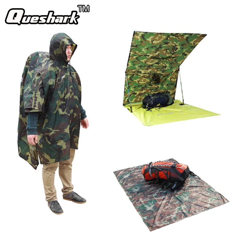 3 in 1 Multifunctional Raincoat Outdoor Travel Rain Poncho Backpack Rain Cover Waterproof Tent Awning Climbing Camping Hiking
3 in 1 Multifunctional Raincoat Outdoor Travel Rain Poncho Backpack Rain Cover Waterproof Tent Awning Climbing Camping Hiking