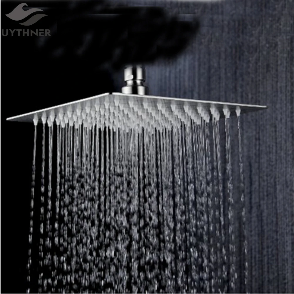 Uythner W2holesale And Retail Promotions Nickel Brushed Square Rain Shower Head Ceiling Wall Mount Shower Head 1/2"
Uythner W2holesale And Retail Promotions Nickel Brushed Square Rain Shower Head Ceiling Wall Mount Shower Head 1/2"