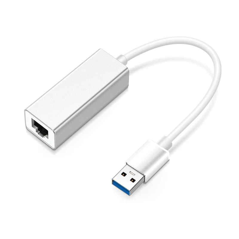Network Adapter USB 3.0 to Ethernet RJ45 Lan Gigabit Adapter for 10/100/1000 Mbps Ethernet Supports Nintendo Switch White
Network Adapter USB 3.0 to Ethernet RJ45 Lan Gigabit Adapter for 10/100/1000 Mbps Ethernet Supports Nintendo Switch White