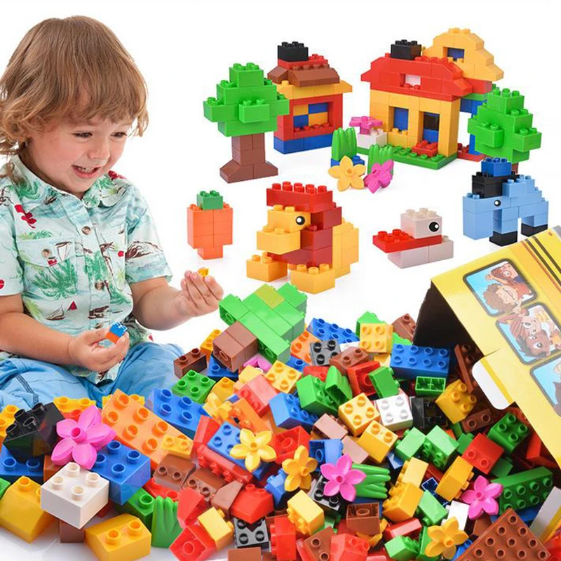 DOLLRYGA Big Size DIY Building Blocks Figures Animal Accessories Toys For Children 104pcs Compatible With LegoINGly DuploE Brick
DOLLRYGA Big Size DIY Building Blocks Figures Animal Accessories Toys For Children 104pcs Compatible With LegoINGly DuploE Brick