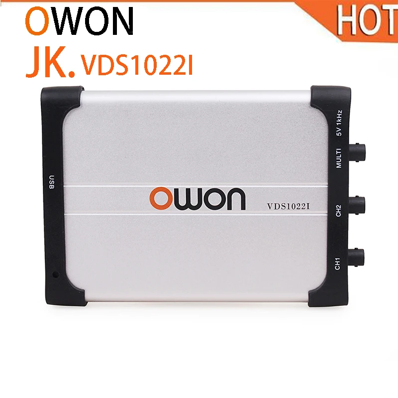 Фото OWON VDS1022I Virtual USB Oscilloscope 100MSa/S 25M Double Channel PC | Инструменты