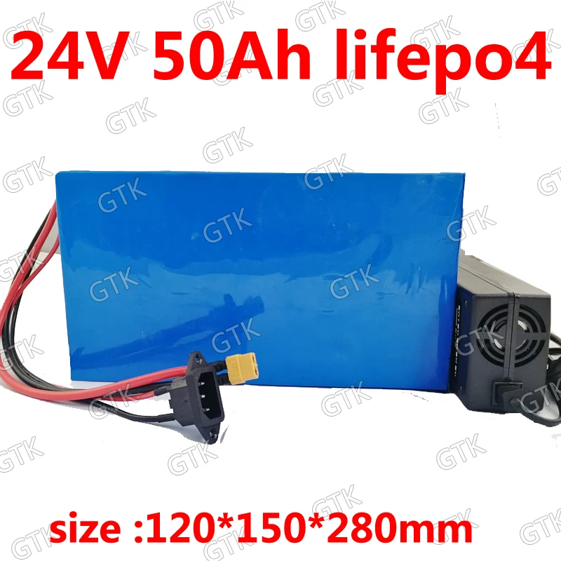 GTK 24V 50Ah LifePo4 lithium bateria for 1200W RV inverter Xenon lamp machine Solar Boat Monitoring golf cart + 5A charger
GTK 24V 50Ah LifePo4 lithium bateria for 1200W RV inverter Xenon lamp machine Solar Boat Monitoring golf cart + 5A charger