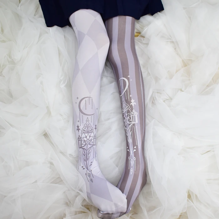 Japanese girl Lolita knee-high socks Lolita circus clown stockings rhombic lattice lengthened printed silk stockings XWZ-CT013
Japanese girl Lolita knee-high socks Lolita circus clown stockings rhombic lattice lengthened printed silk stockings XWZ-CT013