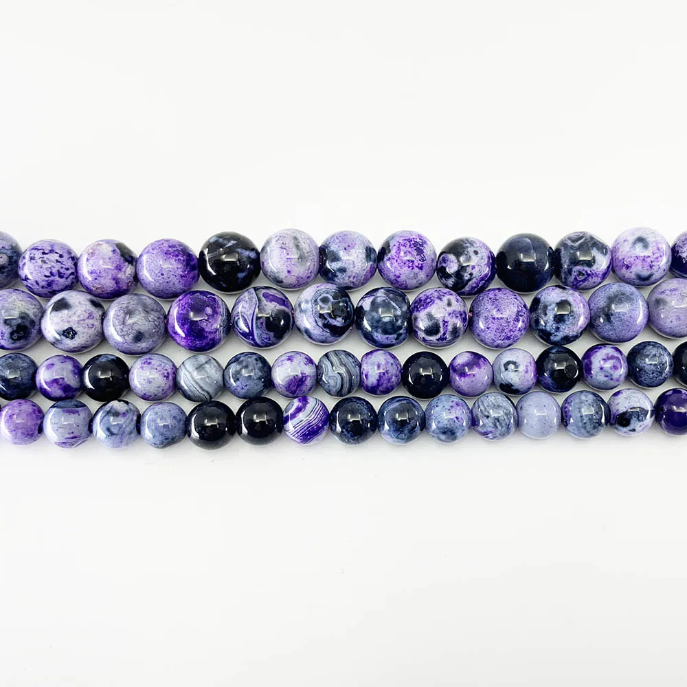 1 strand/lot 6 8 10 mm Natural Purple Flame Agates Stone Bead Round Loose Spacer Beads For Jewelry Making Findings DIY Bracelet
1 strand/lot 6 8 10 mm Natural Purple Flame Agates Stone Bead Round Loose Spacer Beads For Jewelry Making Findings DIY Bracelet